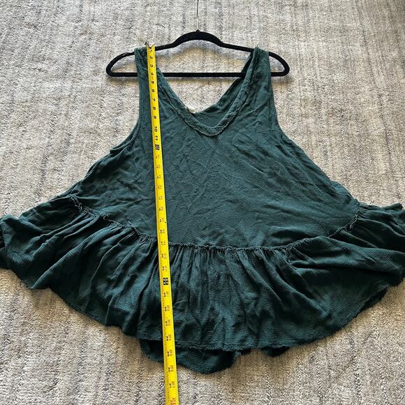 Free People Intimately Say it With a Layer Tank Tunic Teal Green S - Picture 10 of 12